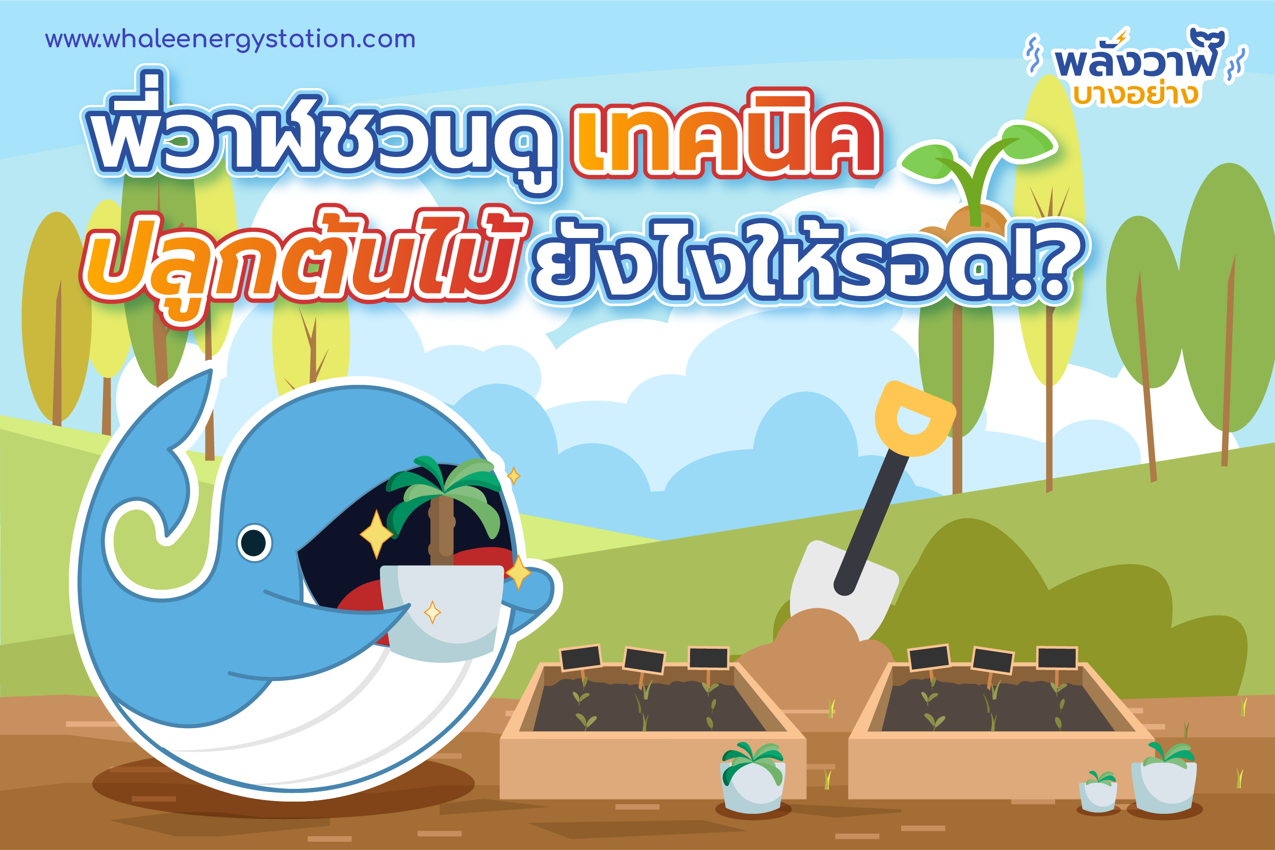 ห้ามพลาด! เทคนิคปลูกต้นไม้ยังไงให้รอด, Whale Energy Station