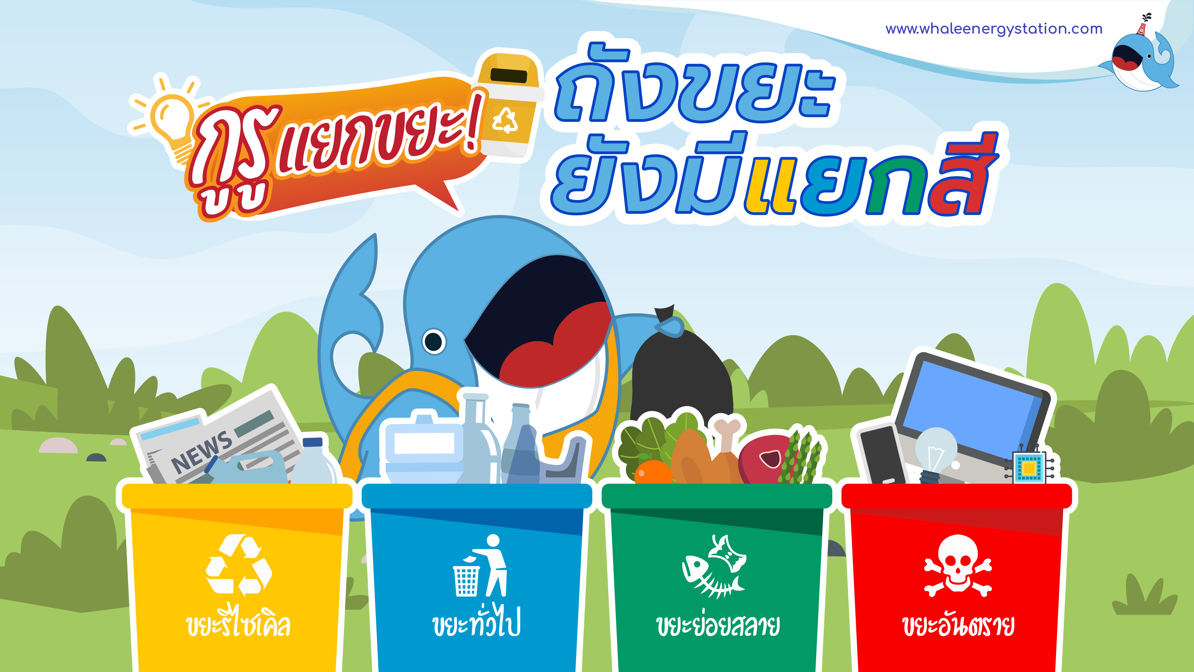 ใครๆก็เป็น กูรูเรื่องขยะได้, Whale Energy Station