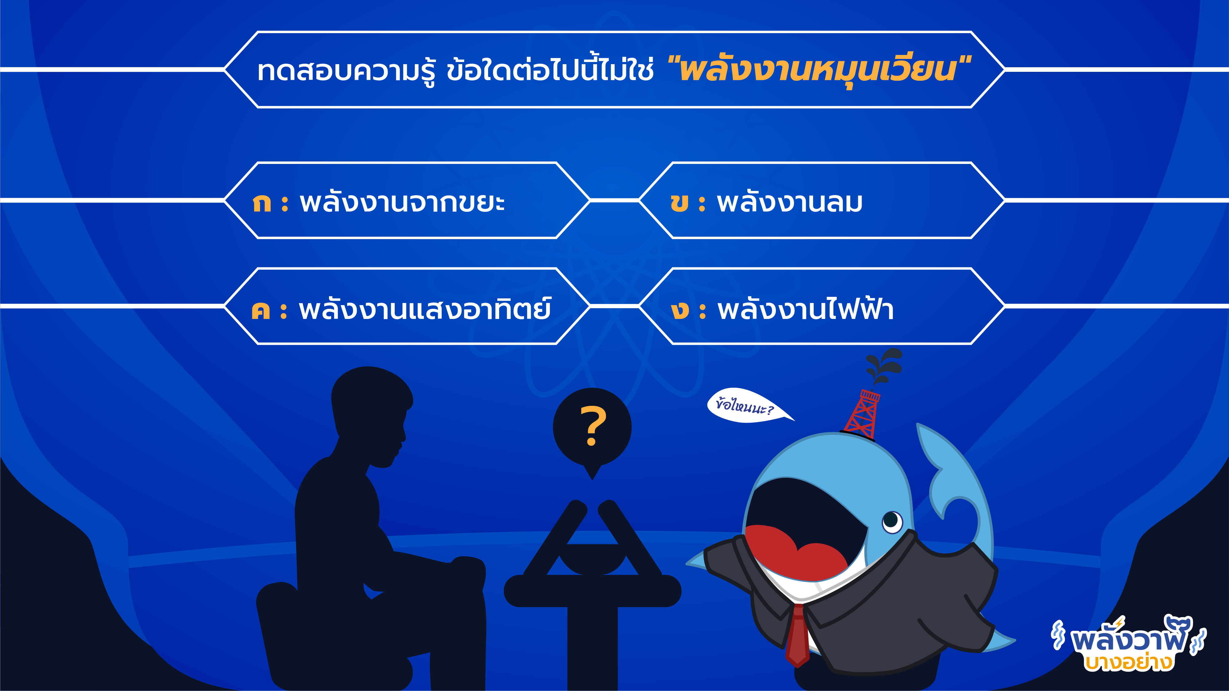 ทดสอบความรู้ ข้อใดต่อไปนี้ไม่ใช่ &#8220;พลังงานหมุนเวียน&#8221;, Whale Energy Station