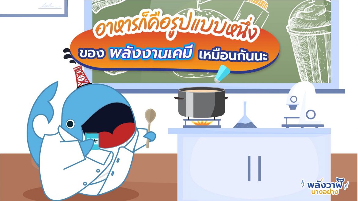 อาหารก็คือรูปแบบหนึ่งของพลังงานเคมีเหมือนกันนะ