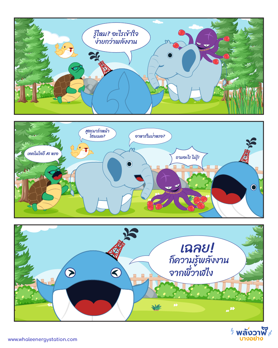 รู้ไหม? อะไรเข้าใจง่ายกว่าพลังงาน, Whale Energy Station