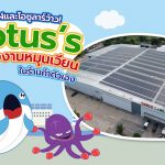 พี่วาฬและโอซูลาร์ว้าว! Lotus’s ใช้พลังงานหมุนเวียนในร้านค้าตัวเอง, Whale Energy Station