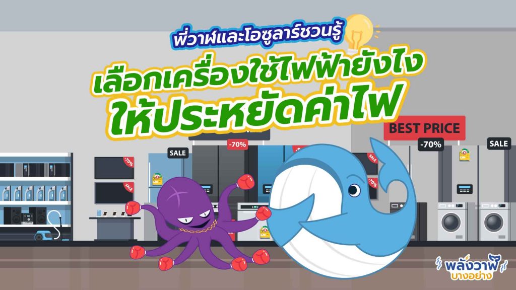 พี่วาฬ และโอซูลาร์ชวนรู้ เลือกเครื่องใช้ไฟฟ้ายังไงให้ประหยัดค่าไฟ, Whale Energy Station