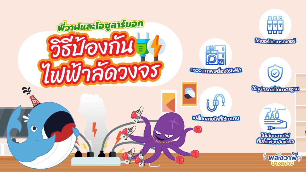 พี่วาฬและโอซูลาร์บอก วิธีป้องกันไฟฟ้าลัดวงจร
