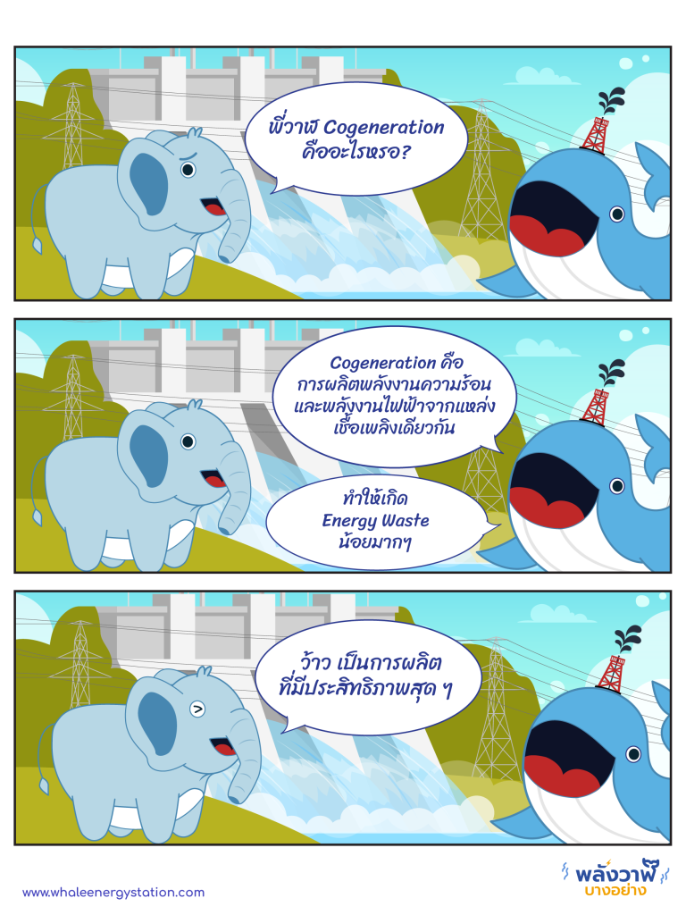 พี่วาฬมาตอบคุณช้าง Cogeneration คืออะไร, Whale Energy Station