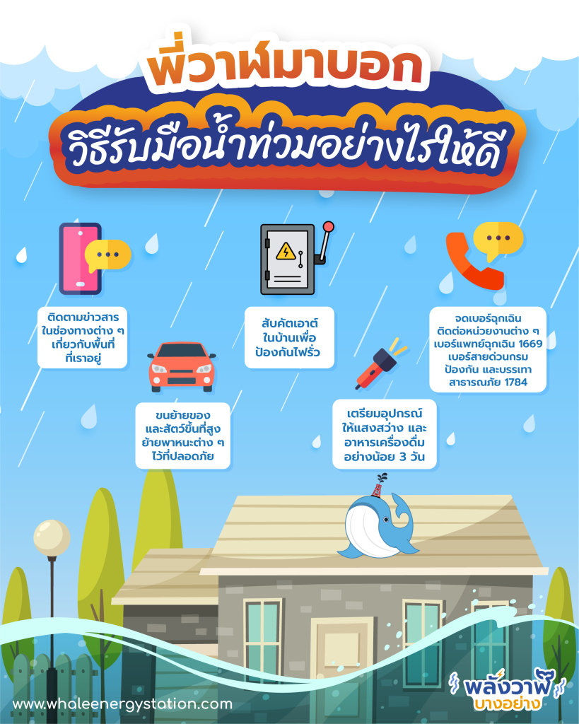 พี่วาฬมาบอก วิธีรับมือน้ำท่วมอย่างไรให้ดี, Whale Energy Station