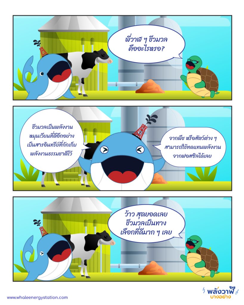 พี่วาฬและลัคกี้ชวนรู้จัก ชีวมวล พลังงานสีเขียว, Whale Energy Station