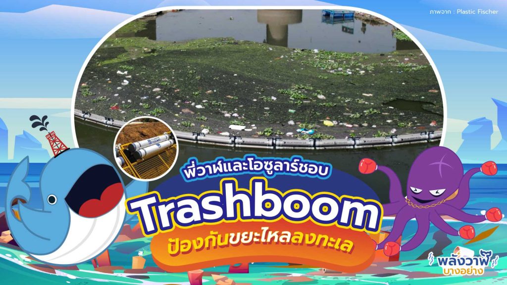 พี่วาฬและโอซูลาร์ชอบ Trashboom ป้องกันขยะไหลลงทะเล, Whale Energy Station