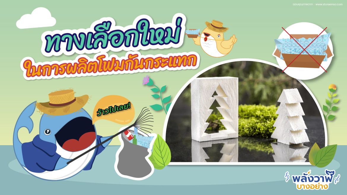 ว้าวไปเลย! ทางเลือกใหม่ ในการผลิตโฟมกันกระแทก
