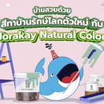 บ้านสวยด้วยสีทาบ้านรักษ์โลกตัวใหม่ กับ Jorakay Natural Color, Whale Energy Station
