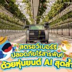 สตรอว์เบอร์รีปลอดภัยไร้สารพิษ! ด้วยหุ่นยนต์ AI สุดล้ำ!, Whale Energy Station