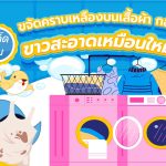 เคล็ดลับขจัดคราบเหลืองบนเสื้อผ้า กลับมาขาวสะอาดเหมือนใหม่!, Whale Energy Station