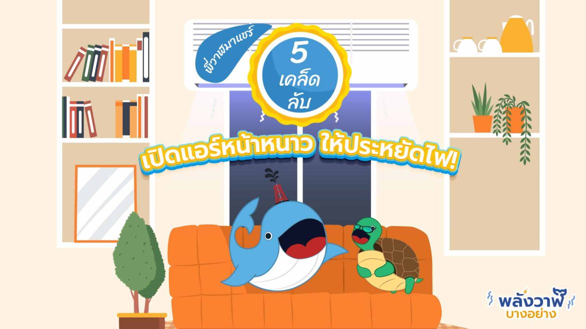 พี่วาฬมาแชร์ 5 เคล็ดลับ เปิดแอร์หน้าหนาว ให้ประหยัดไฟ!